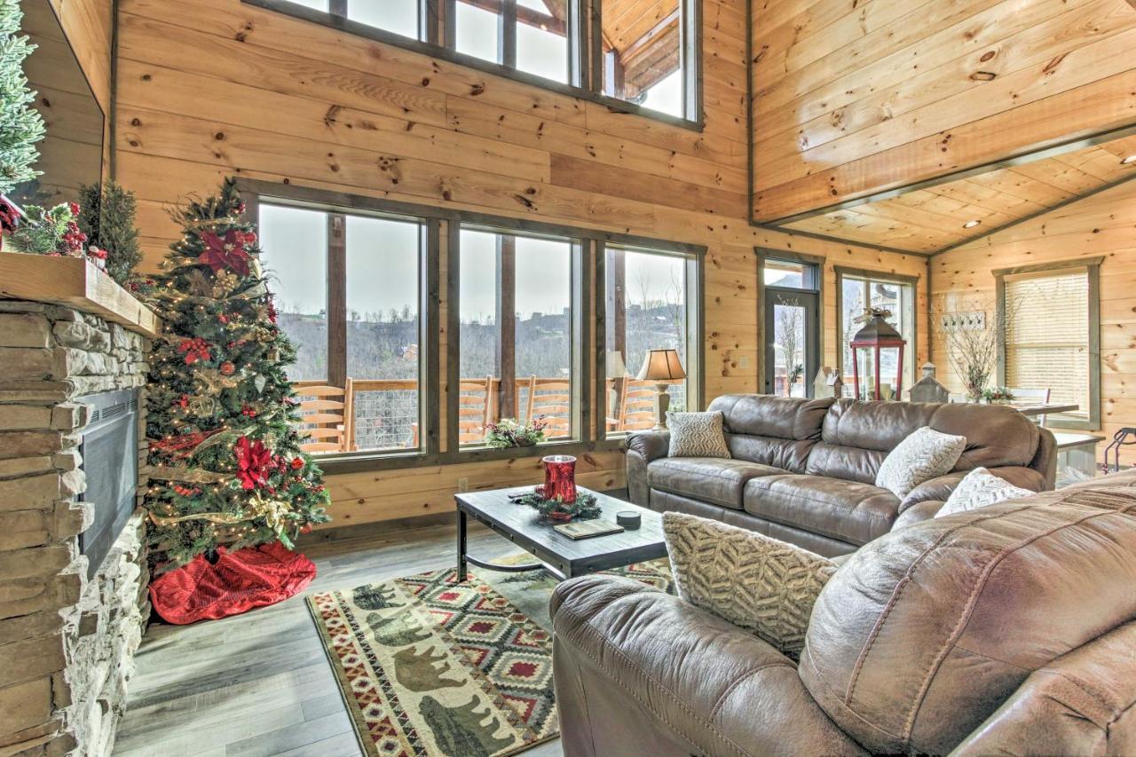 蓋特林堡Smoky Mountain Hideaway With Hot Tub, Deck And Views!别墅 外观 照片