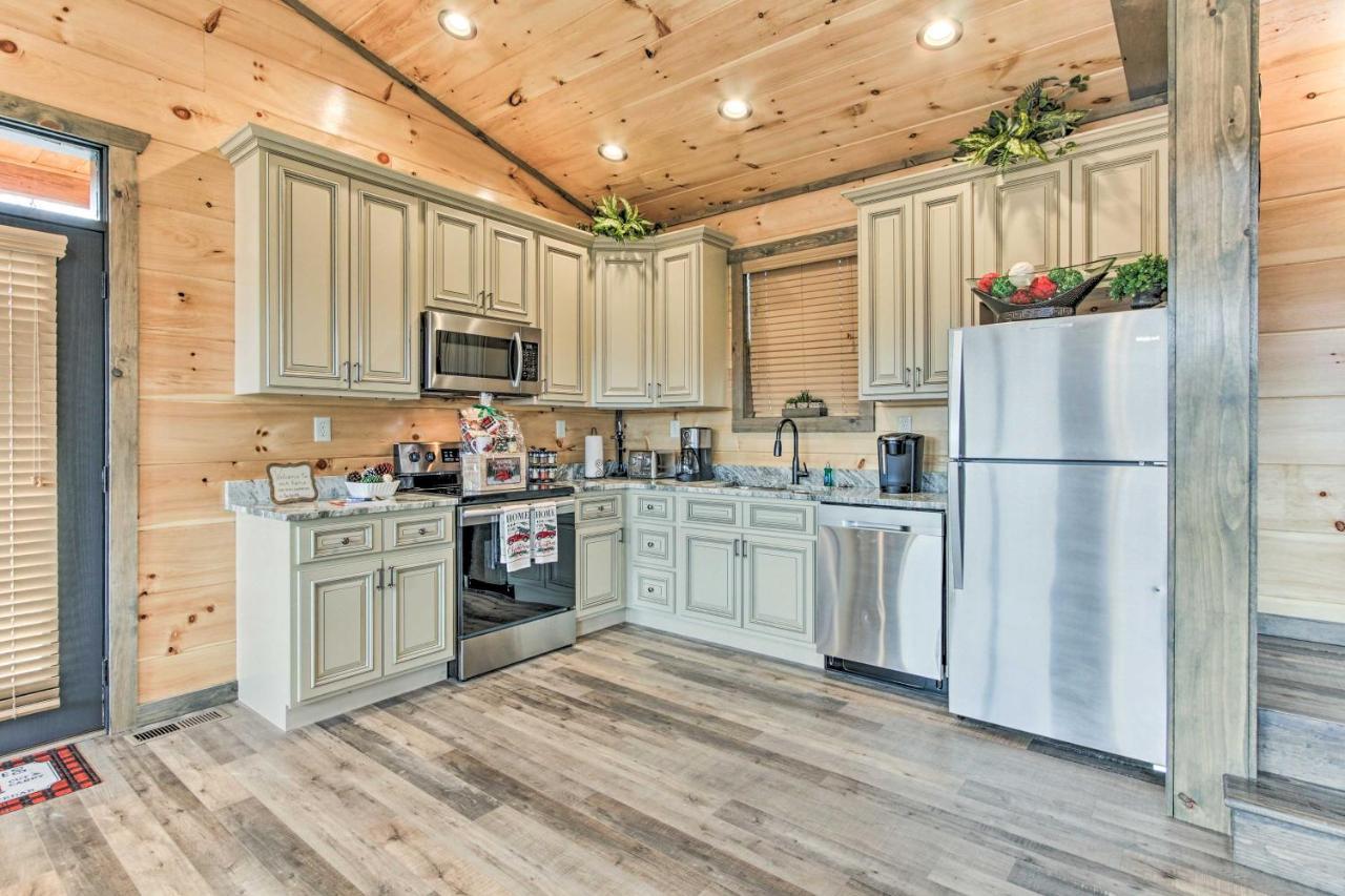 蓋特林堡Smoky Mountain Hideaway With Hot Tub, Deck And Views!别墅 外观 照片